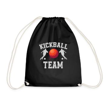 Équipe de Kickball - Sac de sport léger - noir - Devant