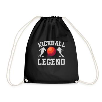 Légende du kickball - Sac de sport léger - noir - Devant