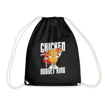 Poulet Nugget King Nugget Lovers Poulet - Sac de sport léger - noir - Devant
