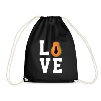 Papaye - Sac de sport léger - noir - Devant