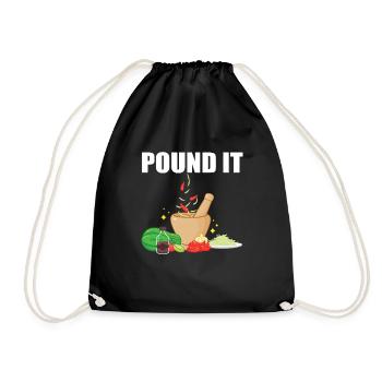 Salade de papaye - Sac de sport léger - noir - Devant