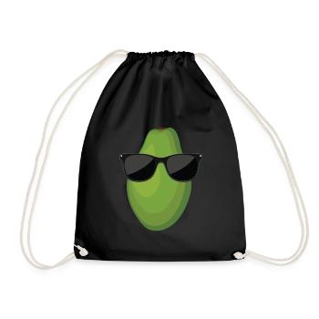 Papaya - Turnbeutel - Schwarz - Vorne