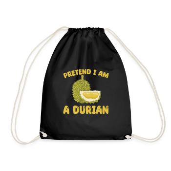 Durian - Turnbeutel - Schwarz - Vorne