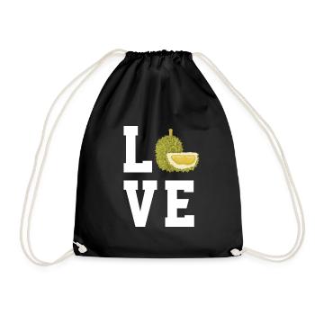 Durian - Turnbeutel - Schwarz - Vorne