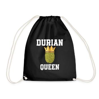 Durian Königin - Turnbeutel - Schwarz - Vorne