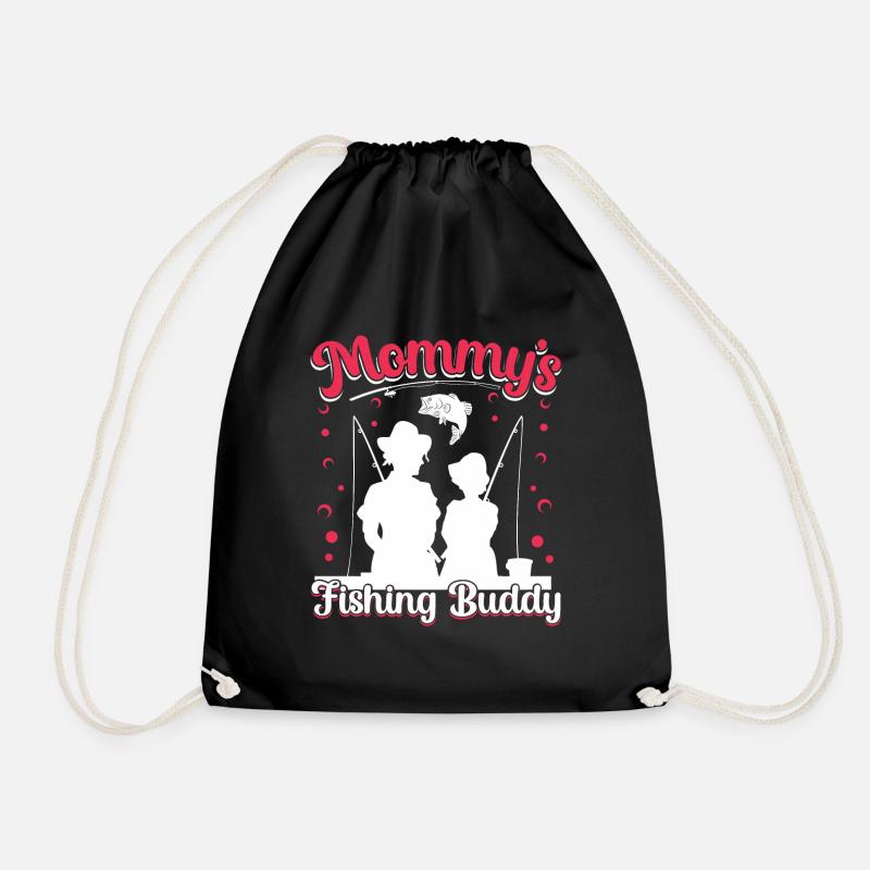 Maman Pêche - Sac de sport léger - noir