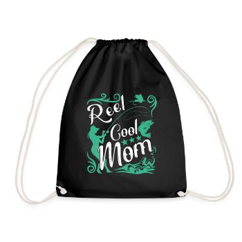 Cool mother - Drawstring Bag - black - Front