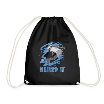 Cloué Il Requin Marteau Pour les amoureux des requins - Sac de sport léger - noir - Devant
