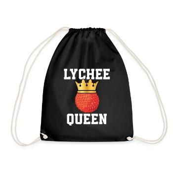 Reine du litchi - Sac de sport léger - noir - Devant