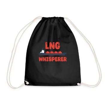 Chuchoteur de GNL - Sac de sport léger - noir - Devant