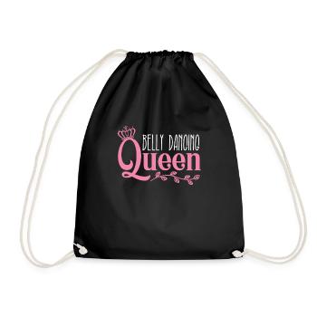 Belly Dance Queen For Belly Dancer - Drawstring Bag - black - Front