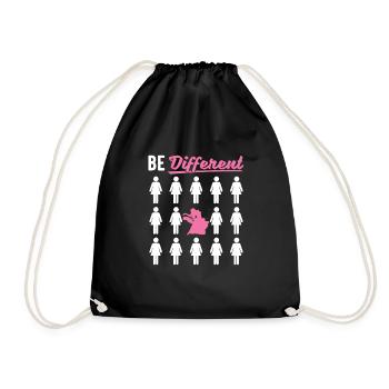 Be Different For Belly Dancer - Drawstring Bag - black - Front