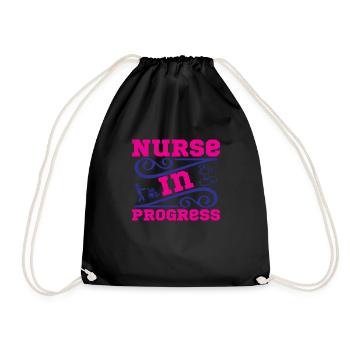 KRANKENSCHWESTER Infirmière en cours - Sac de sport léger - noir - Devant