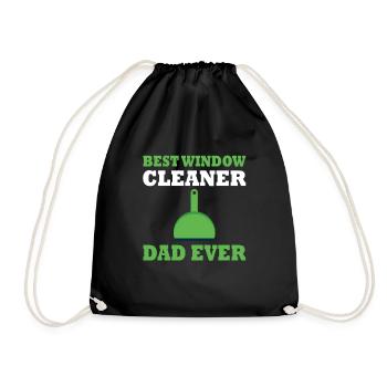 Meilleur nettoyeur de vitres Papa - Sac de sport léger - noir - Devant