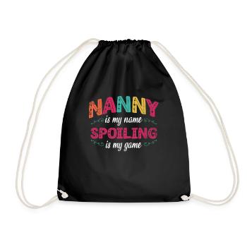 Nounou est mon nom, car la perdition est mon - Sac de sport léger - noir - Devant