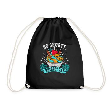 So Shorty, Es Ist Sorbet-tag Für Fans Von Frozen - Turnbeutel - Schwarz - Vorne