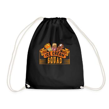 Ice Cream Squad pour les fans de frozen sweet - Sac de sport léger - noir - Devant