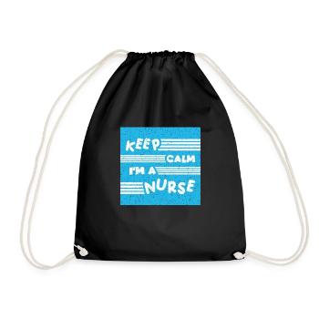 INFIRMIÈRE Infirmière - Sac de sport léger - noir - Devant