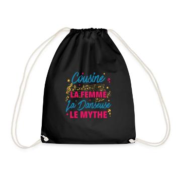 cousine la femme danseuse le mythe la légende - Sac de sport léger - noir - Devant