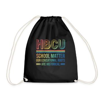 Hbcu School Matter Nos racines éducatives - Sac de sport léger - noir - Devant