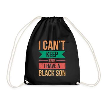 Je ne peux pas rester calme, j’ai un - Sac de sport léger - noir - Devant