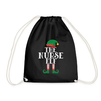 Je suis l’elfe infirmière - Sac de sport léger - noir - Devant