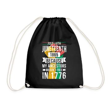 14 juillet 1865 Parce que je suis fier - Sac de sport léger - noir - Devant