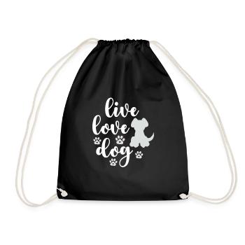Vie Amour Chiens - Sac de sport léger - noir - Devant