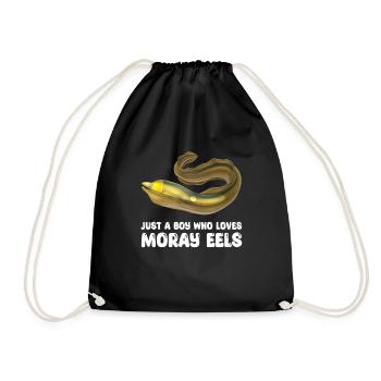 Murène pour garçons - Sac de sport léger - noir - Devant
