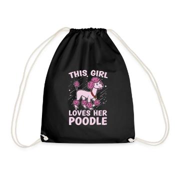 Cette fille l’aime - Sac de sport léger - noir - Devant