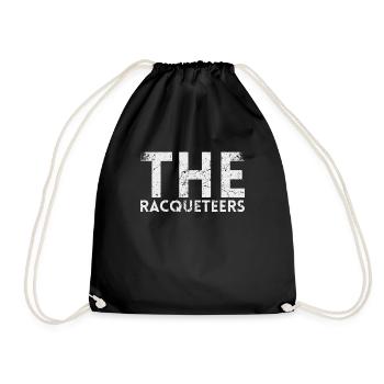 The Racqueteers For Pickleball Players Or - Drawstring Bag - black - Front