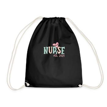 Urgence de l’hôpital infirmier - Sac de sport léger - noir - Devant