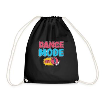 Dance Mode On Ballerina Ballet Teacher - Drawstring Bag - black - Front