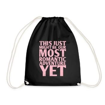 This Could Be Our Most Romantic Bride - Drawstring Bag - black - Front