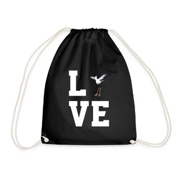 Cher Secrétaire Bird - Sac de sport léger - noir - Devant