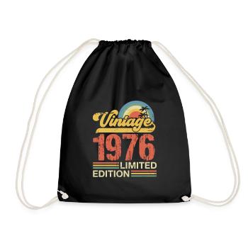 Millésime 1976 - Sac de sport léger - noir - Devant