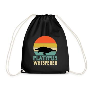 Ornithorynque-chuchoteur-designign - Sac de sport léger - noir - Devant