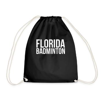 Badminton de Floride pour les joueurs de badminton ou - Sac de sport léger - noir - Devant