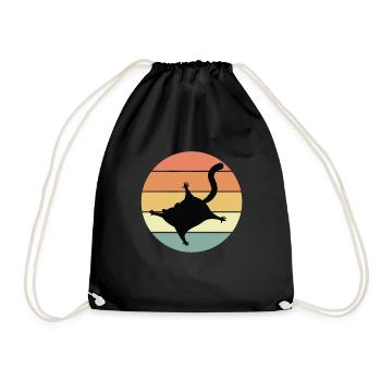 Sugar glider - Drawstring Bag - black - Front