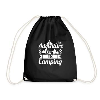 Camping Aventure Camping - Sac de sport léger - noir - Devant