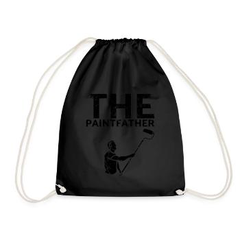 The Paintfather Decorator Design for Painters - Drawstring Bag - black - Front