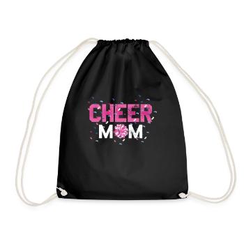 Cheer Mom Design pour les pom-pom girls Cheer - Sac de sport léger - noir - Devant