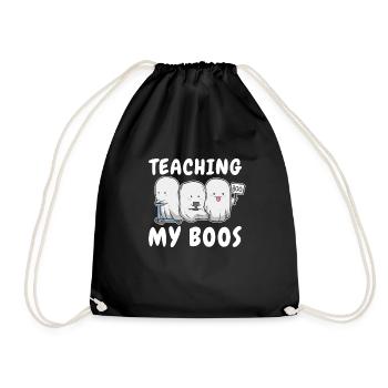 Unterrichten Meiner Boos Grundschullehrer - Turnbeutel - Schwarz - Vorne