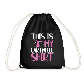 This is my Radschlag shirt - Drawstring Bag - black - Front
