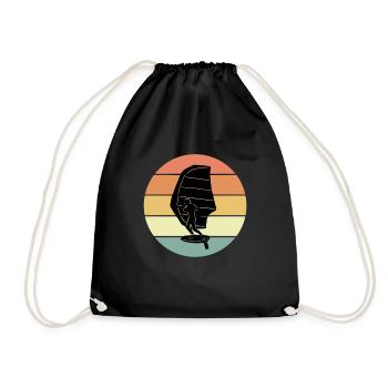 Rétro Wing Foiler - Sac de sport léger - noir - Devant