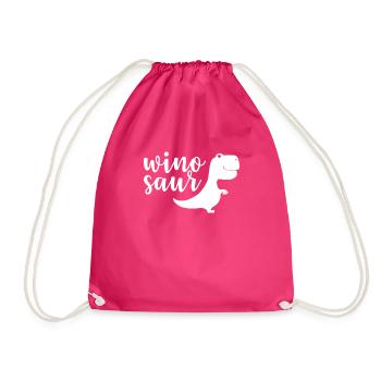 Wino Saur - Turnbeutel - Fuchsia - Vorne