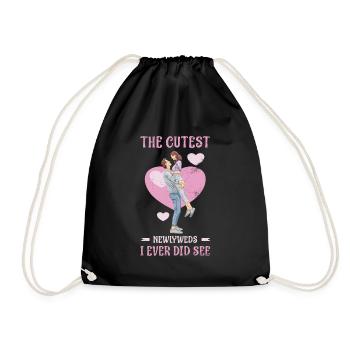Le couple de mariée le plus doux que j’ai jamais fait pour la mariée - Sac de sport léger - noir - Devant