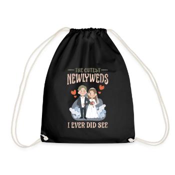 Le couple de mariée le plus doux que j’ai jamais fait pour la mariée - Sac de sport léger - noir - Devant