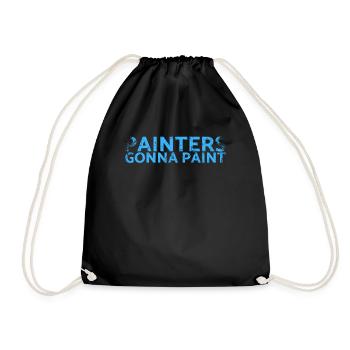 Devenir peintre Design de peinture pour peintres - Sac de sport léger - noir - Devant