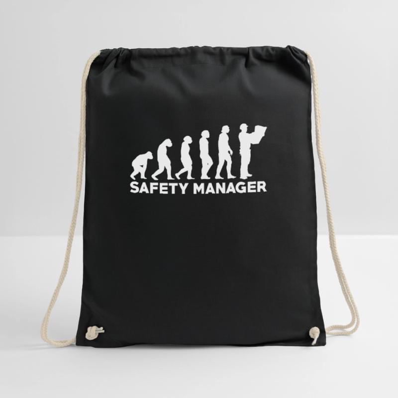 Security Manager Evolution Design Drawstring Bag
